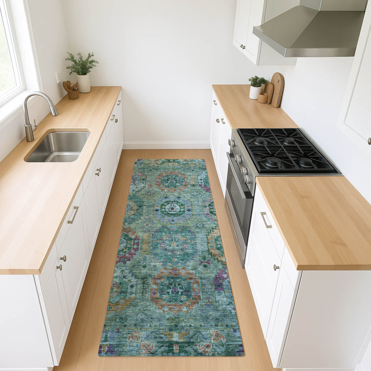 Machine Washable Indoor/Outdoor Bernadette ACN2228 Panel Rug