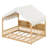 House-Shaped Daybed With Fense-756841893
