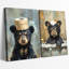 2 Piece Wrapped Canvas Print