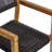 Morones Rectangular Reclaimed Teak 4 Person Indoor Outdoor Dining Set