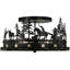 Rustic Lodge 4 - Light Semi Flush Mount