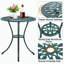 3 Piece Patio Bistro Table Set with Umbrella Hole-433819432