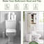 Rangement autoportant au-dessus de la toilette Efim Oak-97709838