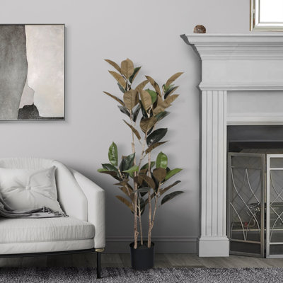 Magnolia artificiel en pot 47 po