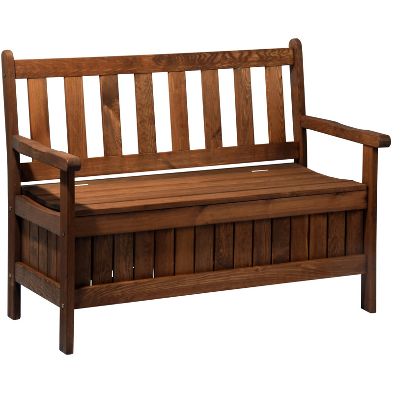 Phipps Solid Wood Pine Outdoor Bench