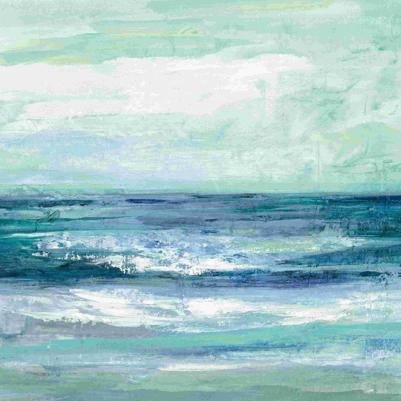 " Tide " by Silvia Vassileva, 12" H x 12" W  , No, Wrapped Canvas
