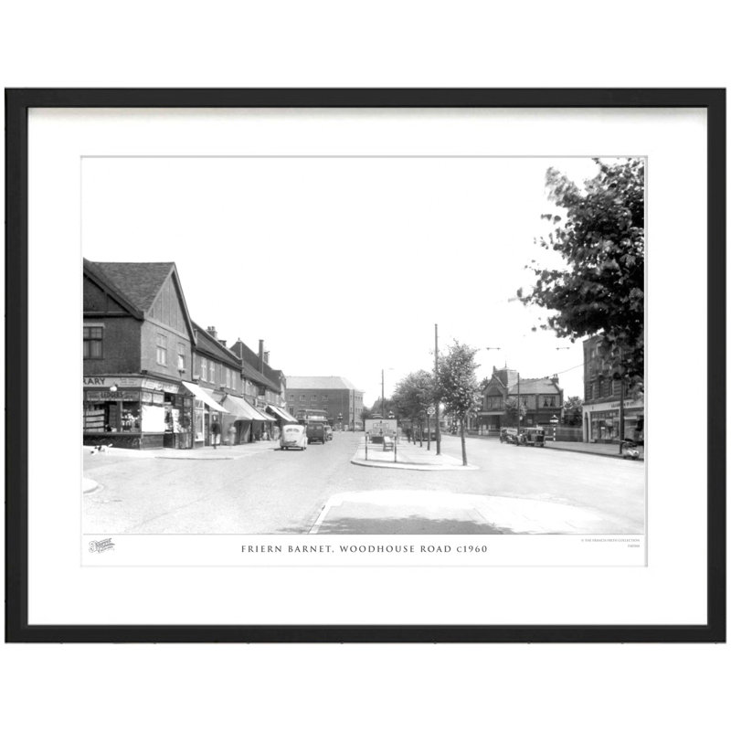 Friern Barnet, Woodhouse Road C1960 by Francis Frith - Single Picture Frame Print, 40cm H x 50cm W x 2.3cm D