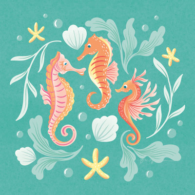«Under the Sea V» par Gia Graham - reproduction imprimée