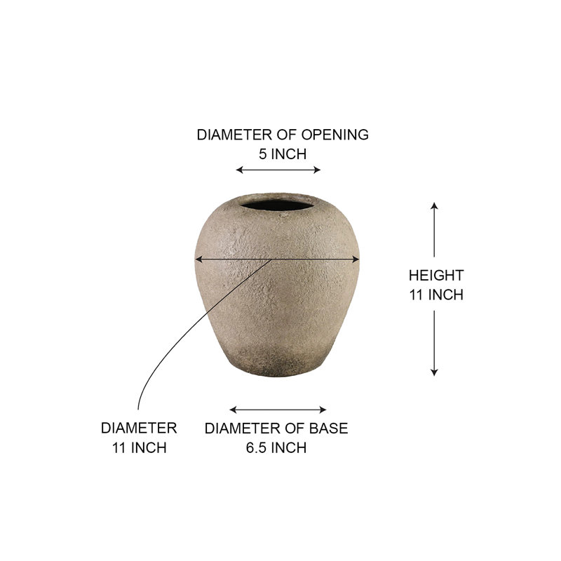  Vase Caldera Rustic