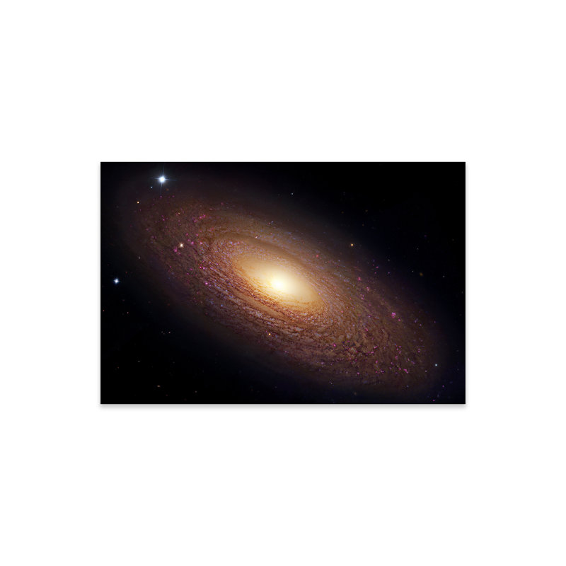 Spirale galaxie en ourse majeure (NCL 2841) sur plastique / acrylique par Robert Gendler