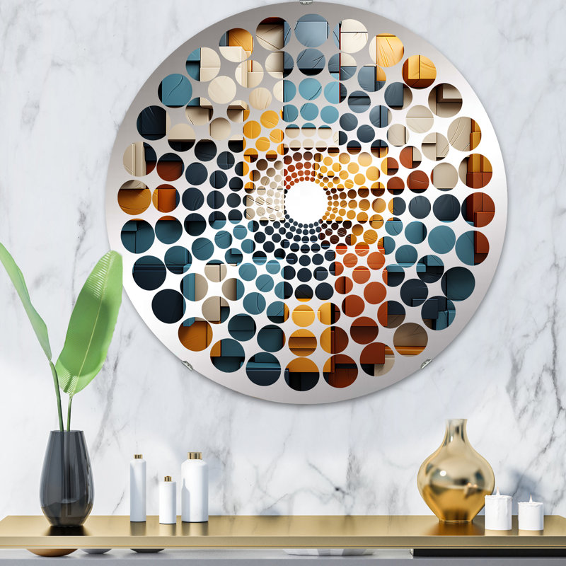 Cazeau Circle Mirror, 31.4" x 31.4"