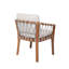 Outdoor Dining Armchair with Cushions
