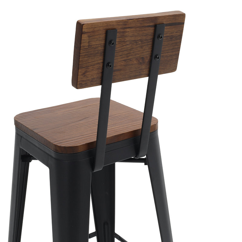 Anestassia Counter Stool with Metal Frame