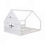 Lit en bois 56,8 "avec fenêtre et clôture-2078351760
