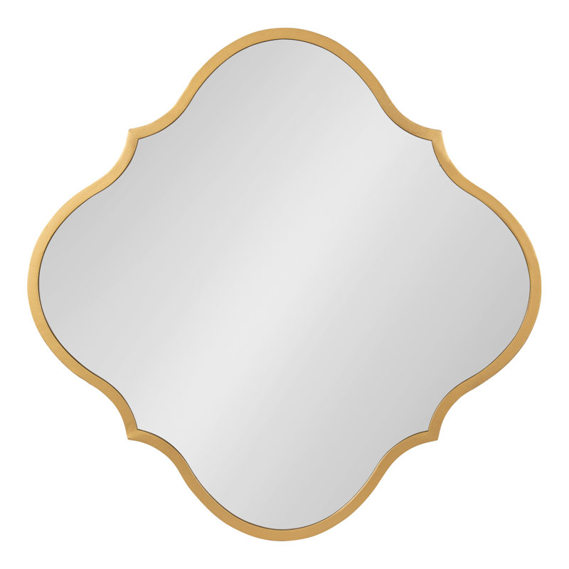 Emzley Metal Mirror, Gold, 20.37" x 20"