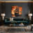 Nautical Sunset oranges Brown Canvas Wall Art-807694449
