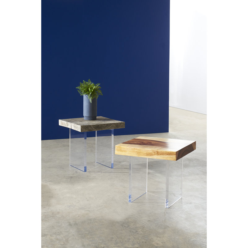 Sled End Table, Natural