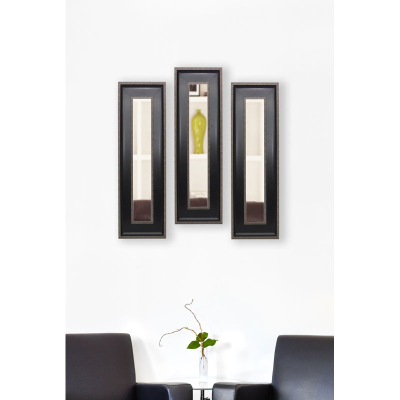 Ensemble de miroirs 3 pièces Ballinger, H 42,25 po x l 18,25 po