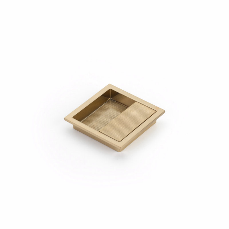 Modo Recessed Pull, Polished Rose Gold