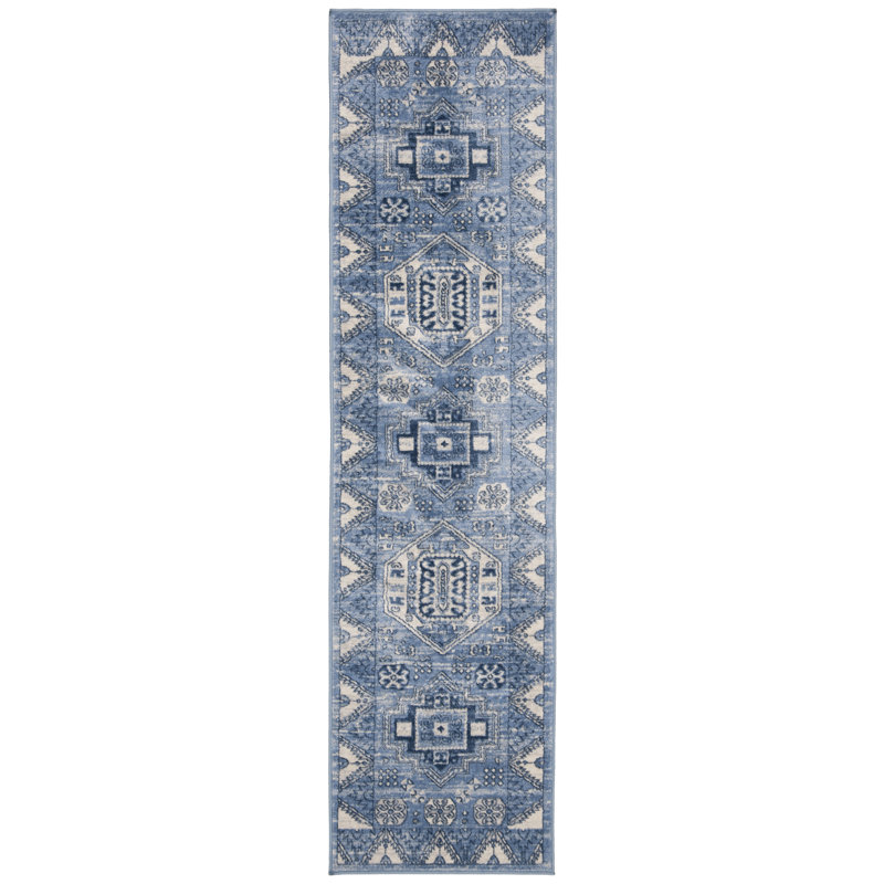 Attleboro Southwestern Hand Woven Area Rug, Runner 61 x 244 cm