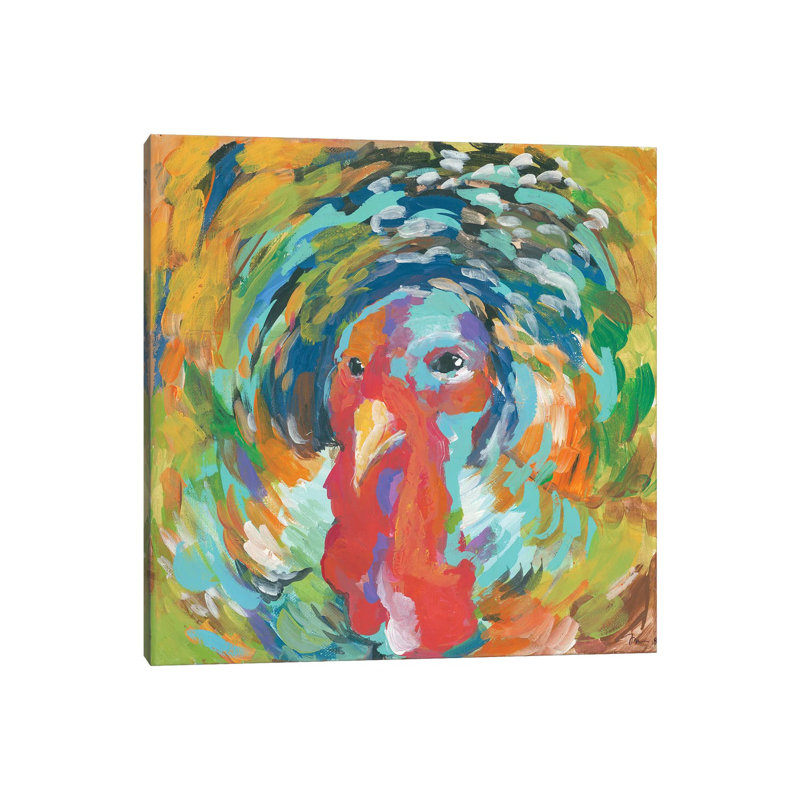 Gobble by Jessica Mingo - Wrapped Canvas Gallery-Wrapped Canvas Giclée, 30.48 cm H x 30.48 cm W