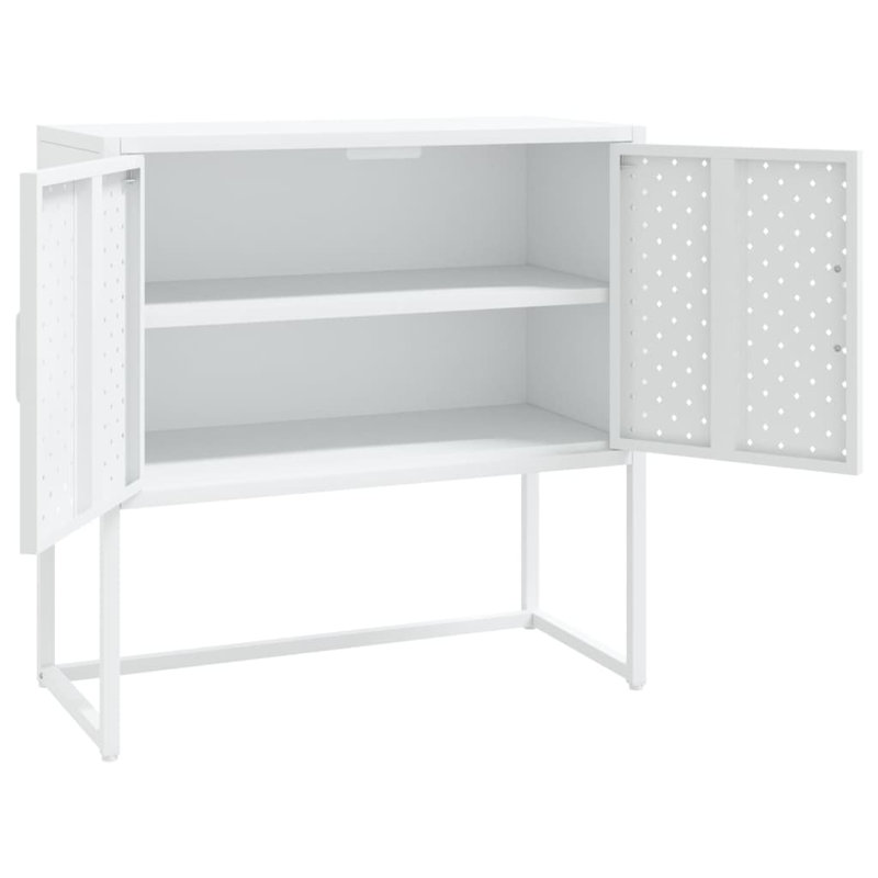 Buffet de rangement Shovon, Blanc
