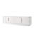 White 4-Door Tv Cabinet With Adjustable Shelf And Cable Management Feature 70"W 4 Doors, Shelf, Eye-Catching Cabinetry