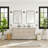 60" Transitional Floating Double Sink Bathroom Vanity with Engineered Stone Top-1062813093