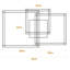 Alienna 3-Light 82cm Dimmable LED Flush Mount