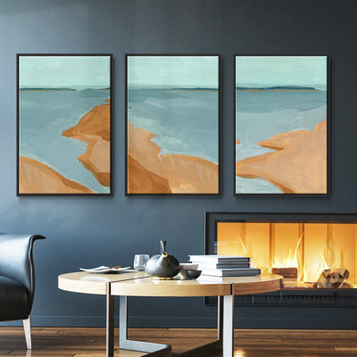 " Out On The Sandbar I " 3 - Pieces