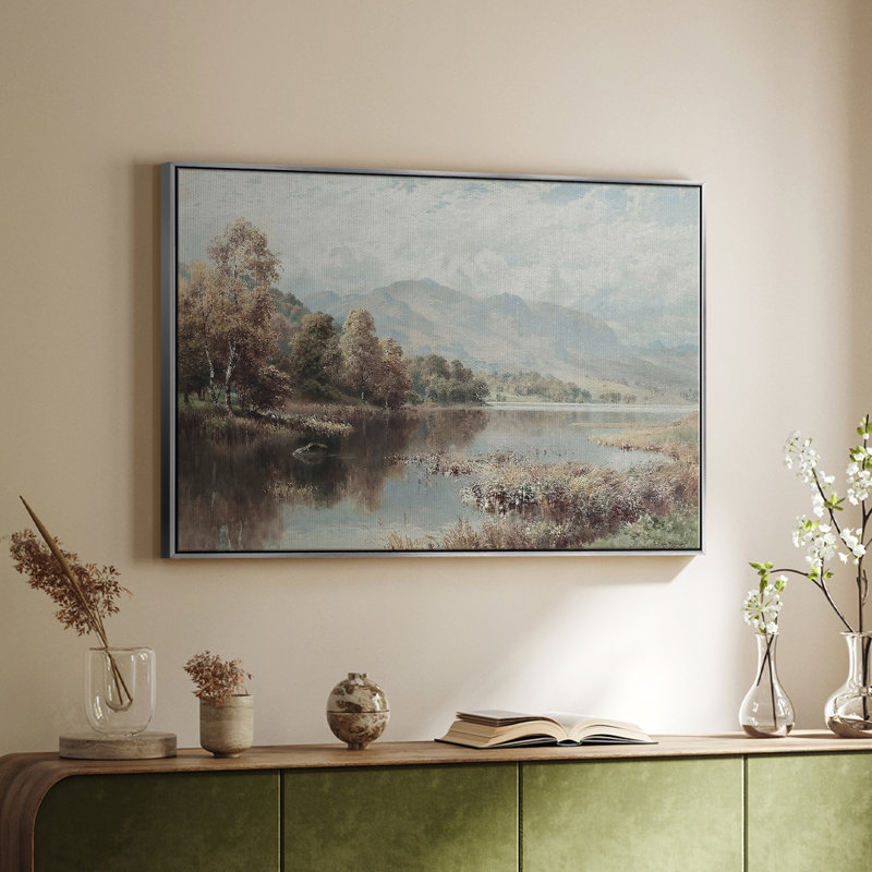"Vintage Landscape-XXIV" sur toile, H 25 po x l 37 po