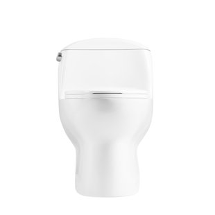 One-piece Toilet - Epa Certified, 4.8l Water-saving Single Siphonic  Flush, Compact Modern Design (735x445x690mm), 12"rough-in