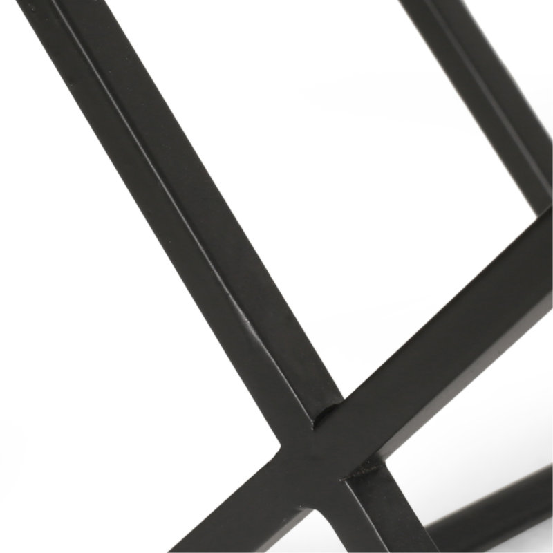 Support à vin avec fentes en losange, conception compacte de 24 pouces, noir mat