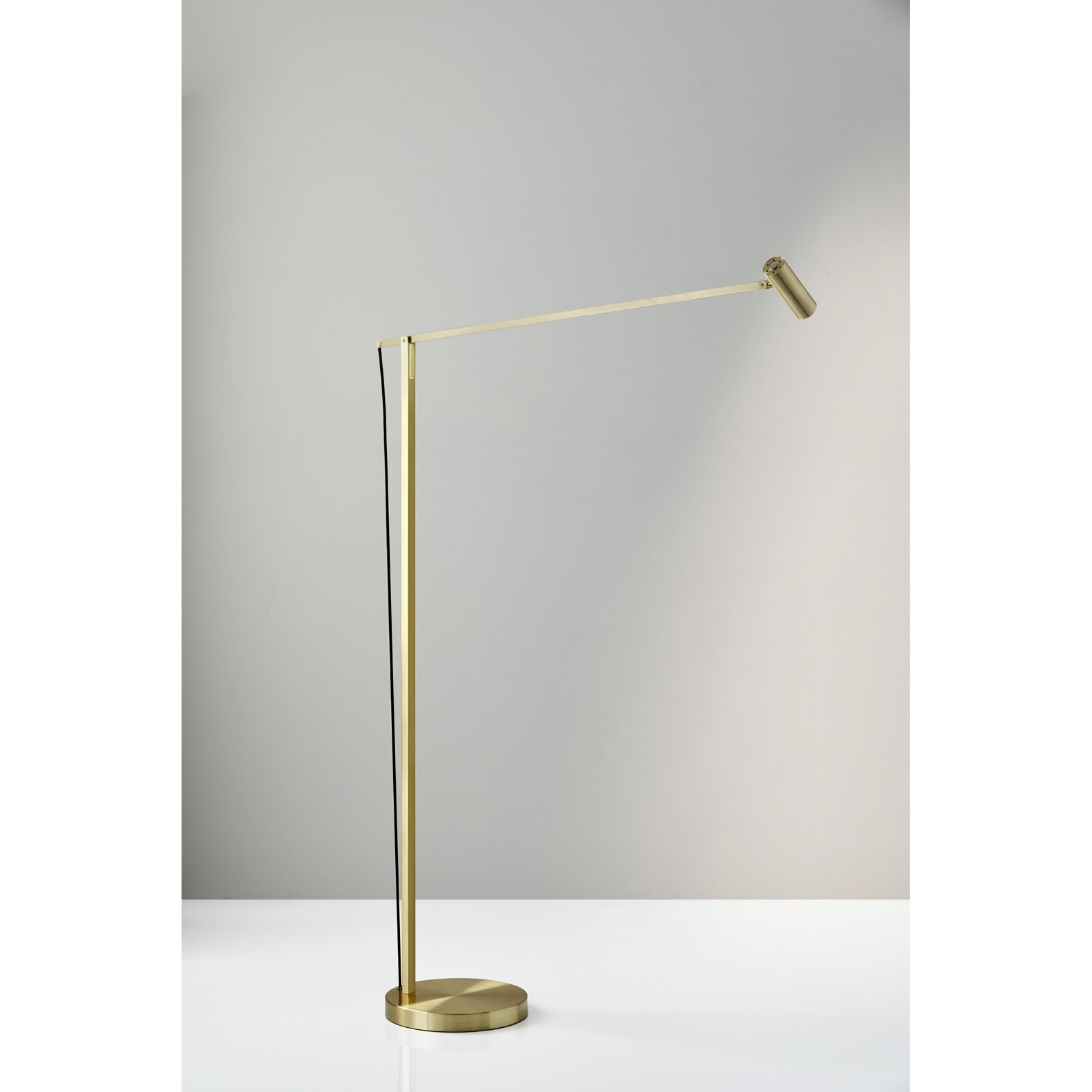 Dalila 60.5'' Dimmable LED Floor Lamp, Brushed Gold
