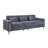 Dwayne 86.6" Square Arm Sofa-1850987398