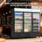 Commercial Beverage Refrigerator, 54.3 Cu.Ft. 3 Glass Door Display Refrigerator with 360° Circulation Cooling, Frost-Free, Soft LED Light, Adjustable Shelves, Merchandiser Refrigerator Cooler