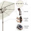 Parasol de marché lumineux 9 pi-581271270