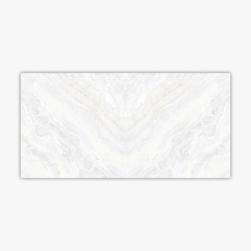 Carreau de mur et de plancher en porcelaine 24 po x 48 po New Perla, Blanc