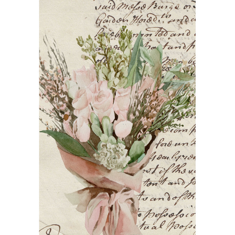 Bouquet enveloppé I, H 36 po x l 24 po