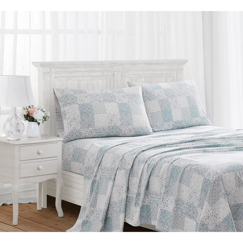 Ensemble de draps The Farmhouse par Rachel Ashwell, Ensemble de draps pour grand lit avec 2 taies d'or