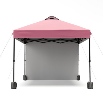 Tente d'auvent 10 x 10 avec pop-up avec sacs de sable, abri extérieur imperméable pour la fête, le camping et le patio