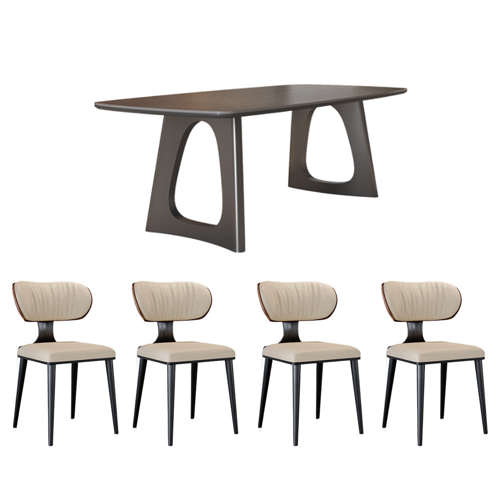 ZKuylo Modern minimalist sintered stone dining table sets - Wayfair Canada