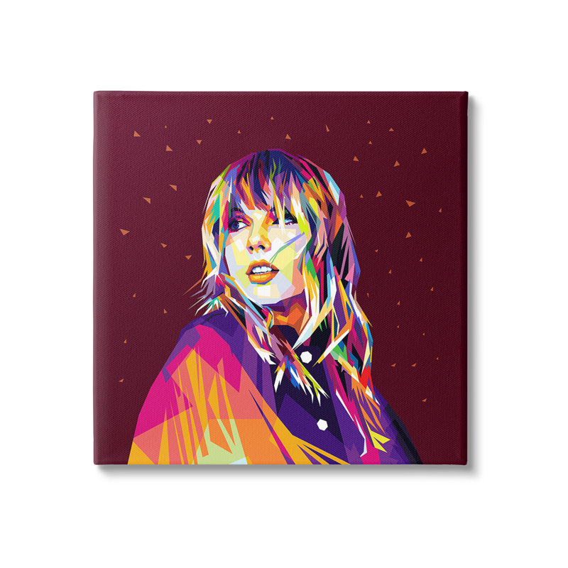 Art mural moderne sur toile Modern Hue Taylor par Birch & Ink, H 17 po x l 17 po
