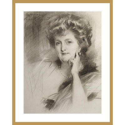 Portrait d'une femme, John Singer Sargent, impression giclée sur cadre