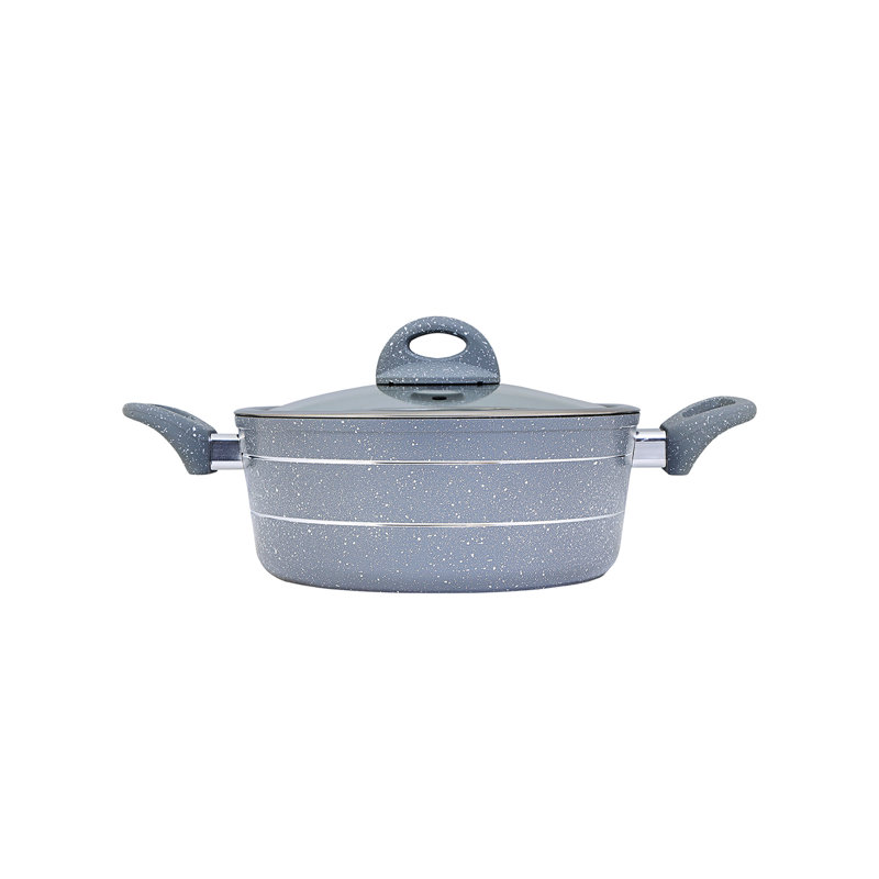 ROYALFORD Non-Stick Aluminum Standard Pot, 7.2L, Grey
