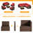 Heledd 5 - Person Patio Conversation Set with Cushions-1387855539