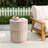 Outdoor/Indoor Lightweight Concrete Side Table