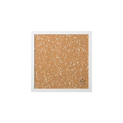 Babillard personnel MasterVision Kamashi en liège naturel + 6 punaises, 24 po x 18 po, cadre en bois argenté