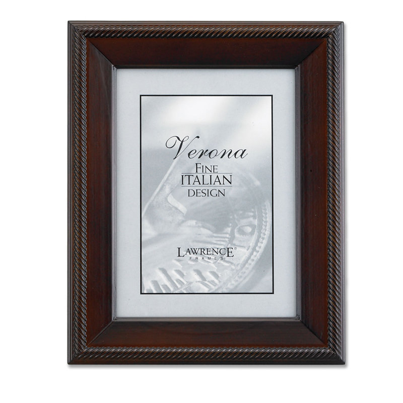 Cadre photo tuxedo, Noyer brun, 8 po x 10 po