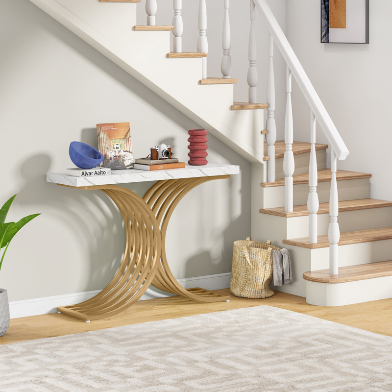 Gutzwiller 105cm Console Table, White